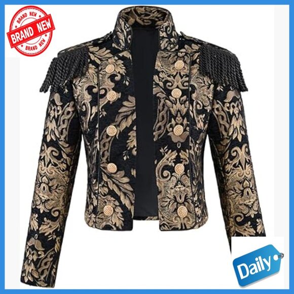 Other - Steampunk Vintage Jacket Long Sleeve Medieval Gothic Coat Victorian Retro